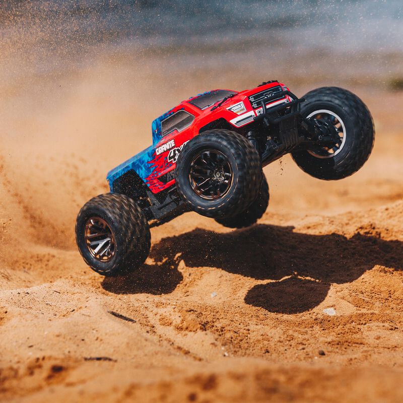 1/10 GRANITE 3S BLX 4WD Brushless Monster Truck with Spektrum RTR, Red/Blue