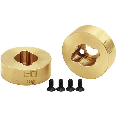 Brass Rear Hub 18g: Traxxas TRX4-M Brass Rear Hub 18g: Traxxas TRX4-M