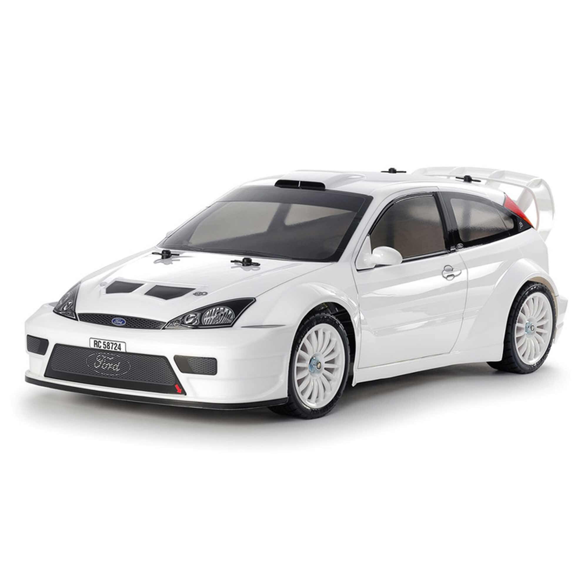 o*9様 TAMIYA FORD FOCUS RS WRC02 1/10TL-0 Tamiya Tamiya 1/10 2003 Ford Focus RS Custom TT-02 Kit, White