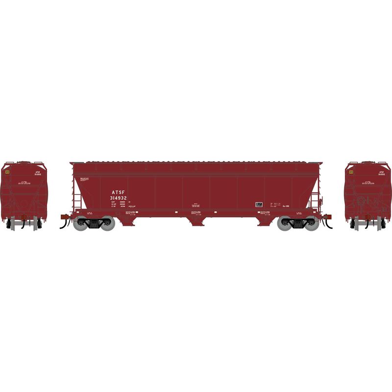 HO GEN ACF 4600 Covered Hopper, ATSF #314932