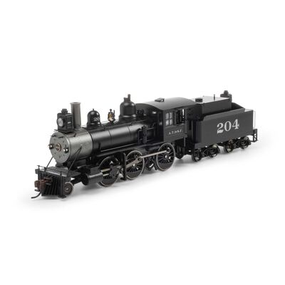 HO RTR Old Time 2-6-0 Mogul, ATSF #204 HO RTR Old Time 2-6-0 Mogul, ATSF #204