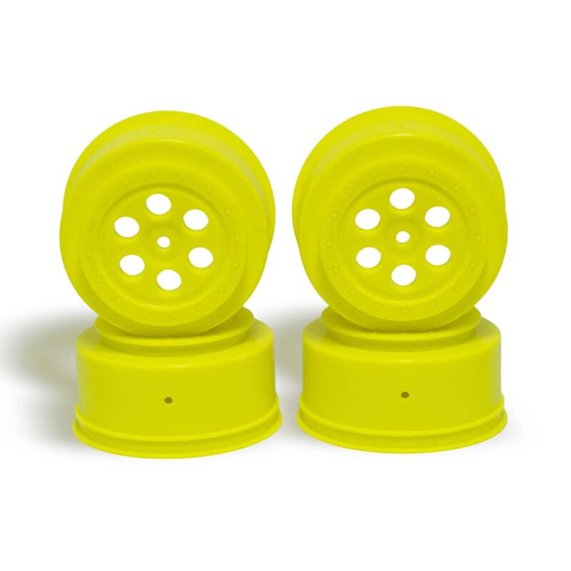 TEKNO RC LLC 1/10 TR606 SCT Wheels, Yellow (4)