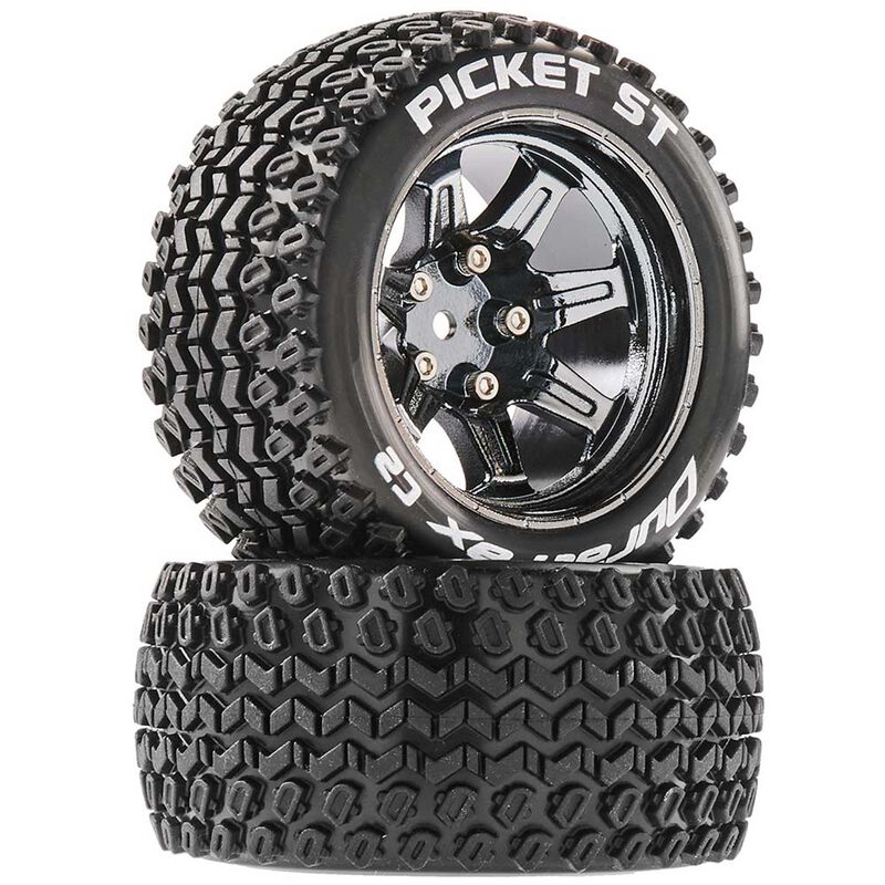 Picket ST 2.8 Mounted Tires, Chrome 14mm Hex (2)