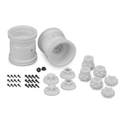 Midwest 2.2 MT 12mm Hex Wheel with Adapter, White (2) Midwest 2.2 MT 12mm Hex Wheel with Adapter, White (2)