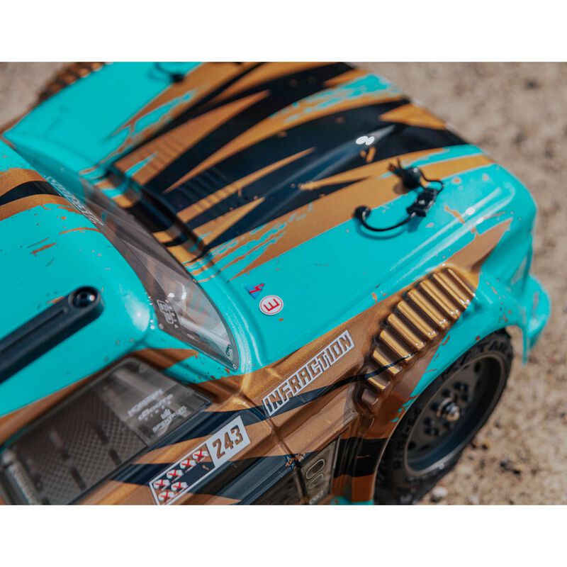 [���ܼ�] ARA4215V3T2 [ARRMA] 1/8 INFRACTION 4X4 MEGA Resto-Mod Truck RTR, TEAL/BRONZE