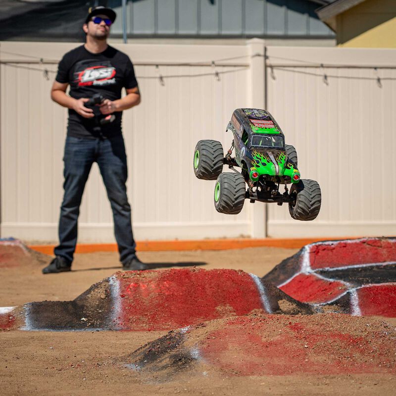 [�˾���ũ] LOS04028T1 [TEAM LOSI] LOSI 1/8 LMT 2.0 Grave Digger 4X4 �ָ��� �׽� �귯�ø��� ���� Ʈ�� RTR, �׸� 21