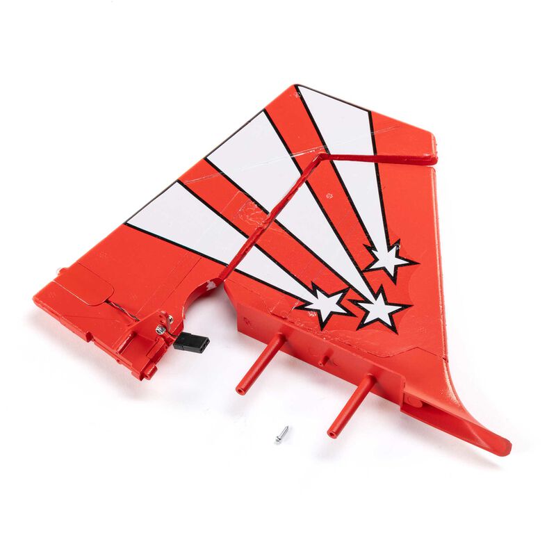 Vertical Fin and Rudder with LED: Super Decathlon 1.2m
