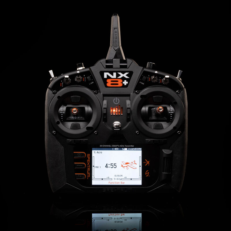 Spektrum NX8+ 20-Channel DSMX Transmitter Only Spektrum NX8+ 20-Channel DSMX Transmitter Only