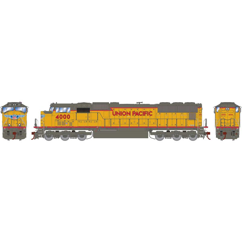 HO SD70M with DCC & Sound, Union Pacific #4000