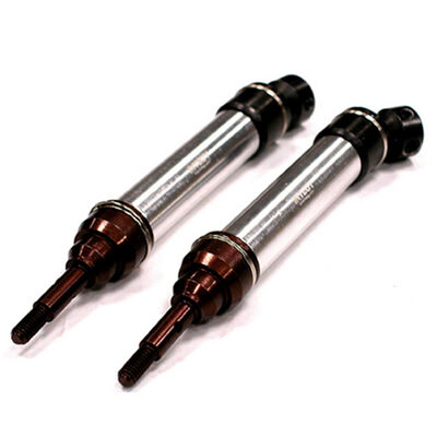 XHD Steel Front Universal Driveshafts, Silver: Traxxas Slash, Stampede (4x4) XHD Steel Front Universal Driveshafts, Silver: Traxxas Slash, Stampede (4x4)