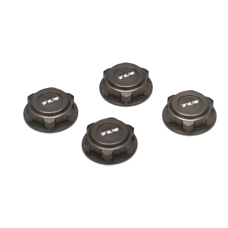 Covered 17mm Wheel Nuts, Aluminum: 8B/8T 2.0 Covered 17mm Wheel Nuts, Aluminum: 8B/8T 2.0