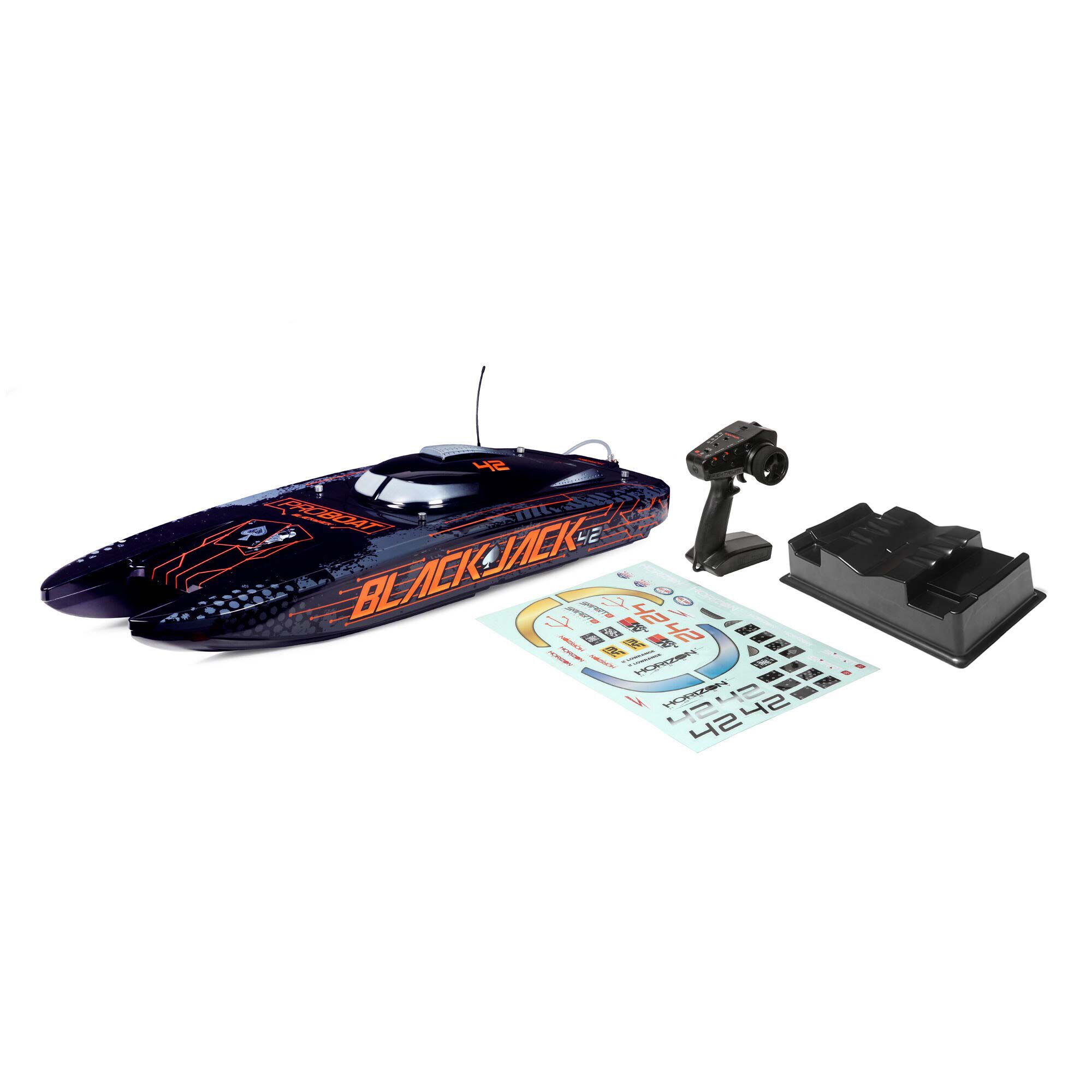 �˾���ũ PRB08043T1 [PROBOAT] [8�� ���ӹ���] Blackjack 42-inch Brushless 8S Cat,BLK/ORG - ���͸�, ������ �ʿ� 32