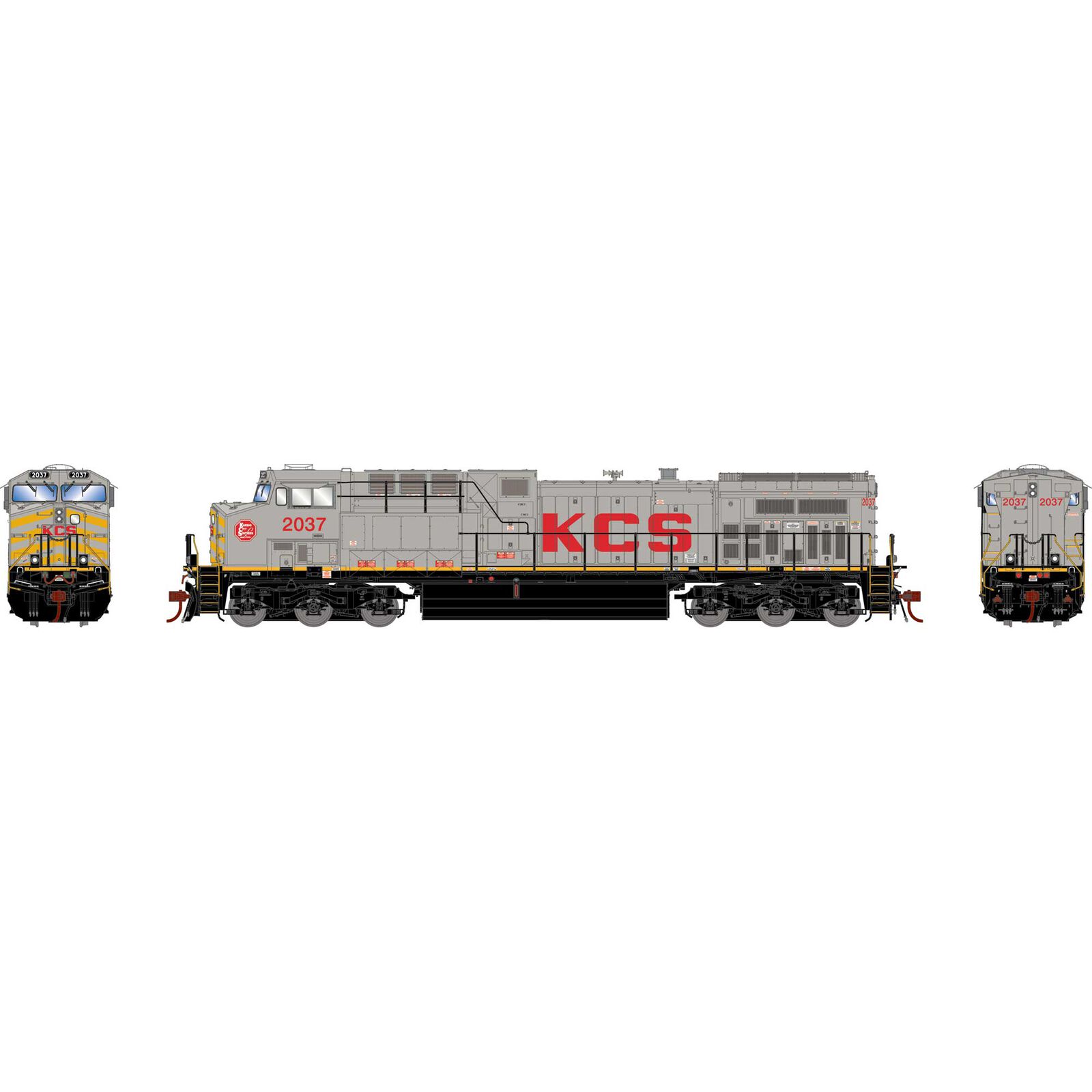 HO AC4400CW Locomotive, with DCC & Sound, KCS #2037