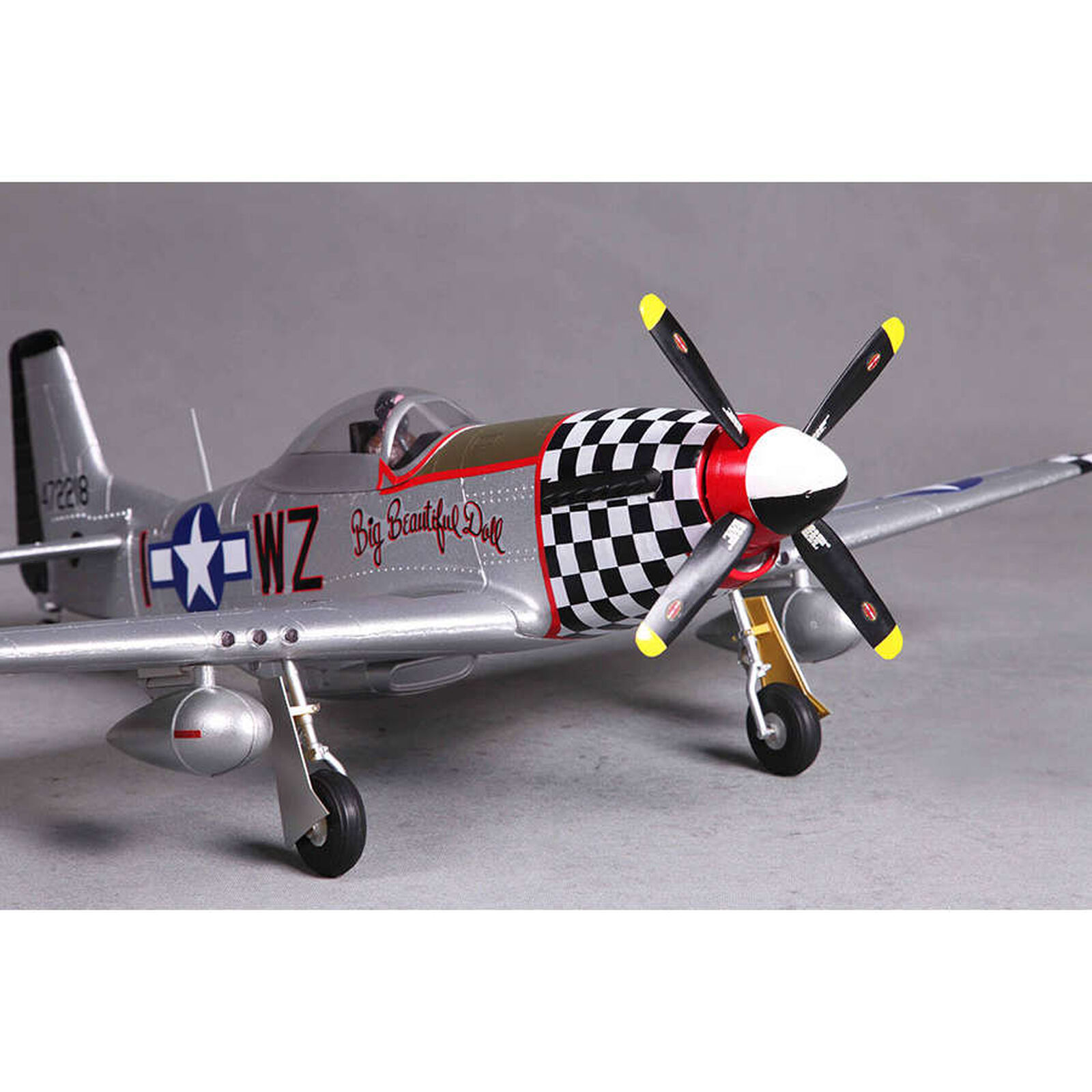 Fuselage for RC Airplane FMS P-51D Big Beautiful Doll 800mm Warbirds Spare Parts 