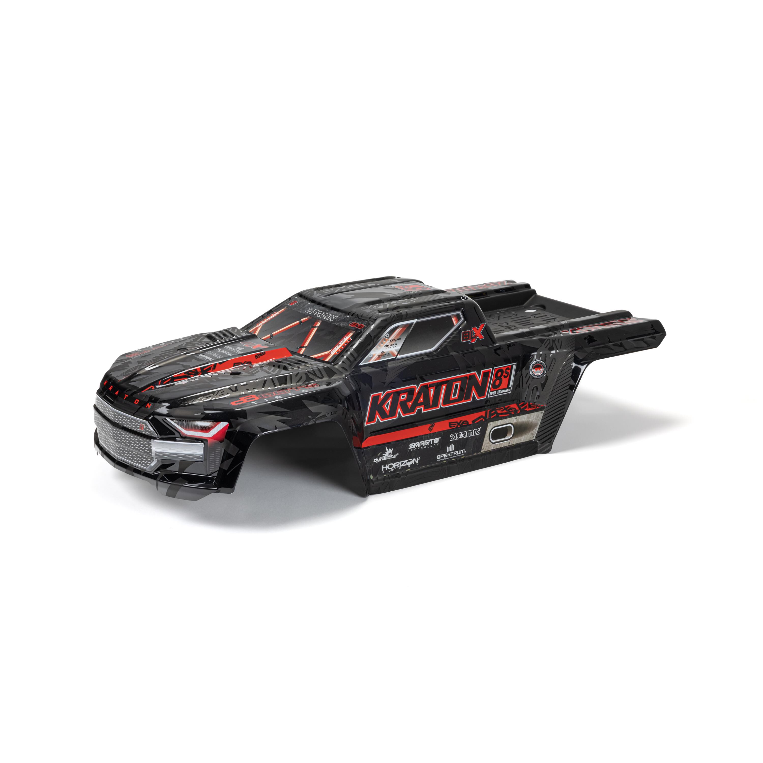 ARRMA ARRMA 1/5 KRATON 8S Painted Decalled Trimmed Body Black