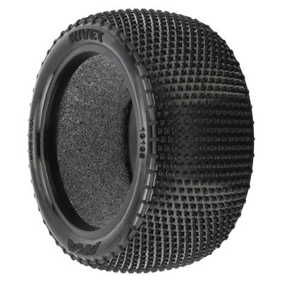 1/10 Rivet Medium Carpet Rear 2.2" Off-Road Buggy Tires (2) 1/10 Rivet Medium Carpet Rear 2.2" Off-Road Buggy Tires (2)