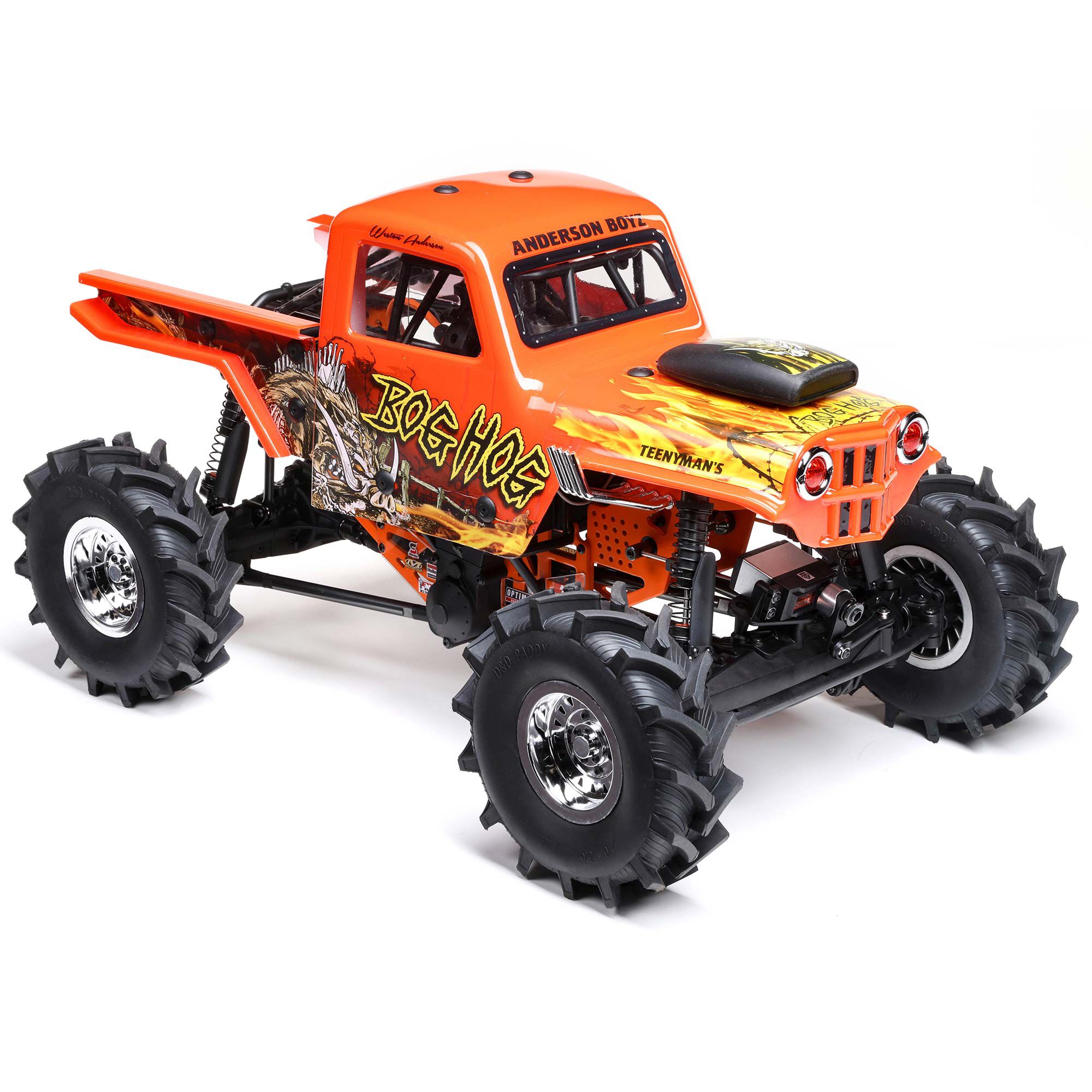 [�˾���ũ] LOS04024T1 [LOSI] 1/8 LMT 4WD Solid Axle Mega Truck Brushless RTR, King Sling - ������, ���͸� �ʿ� 19