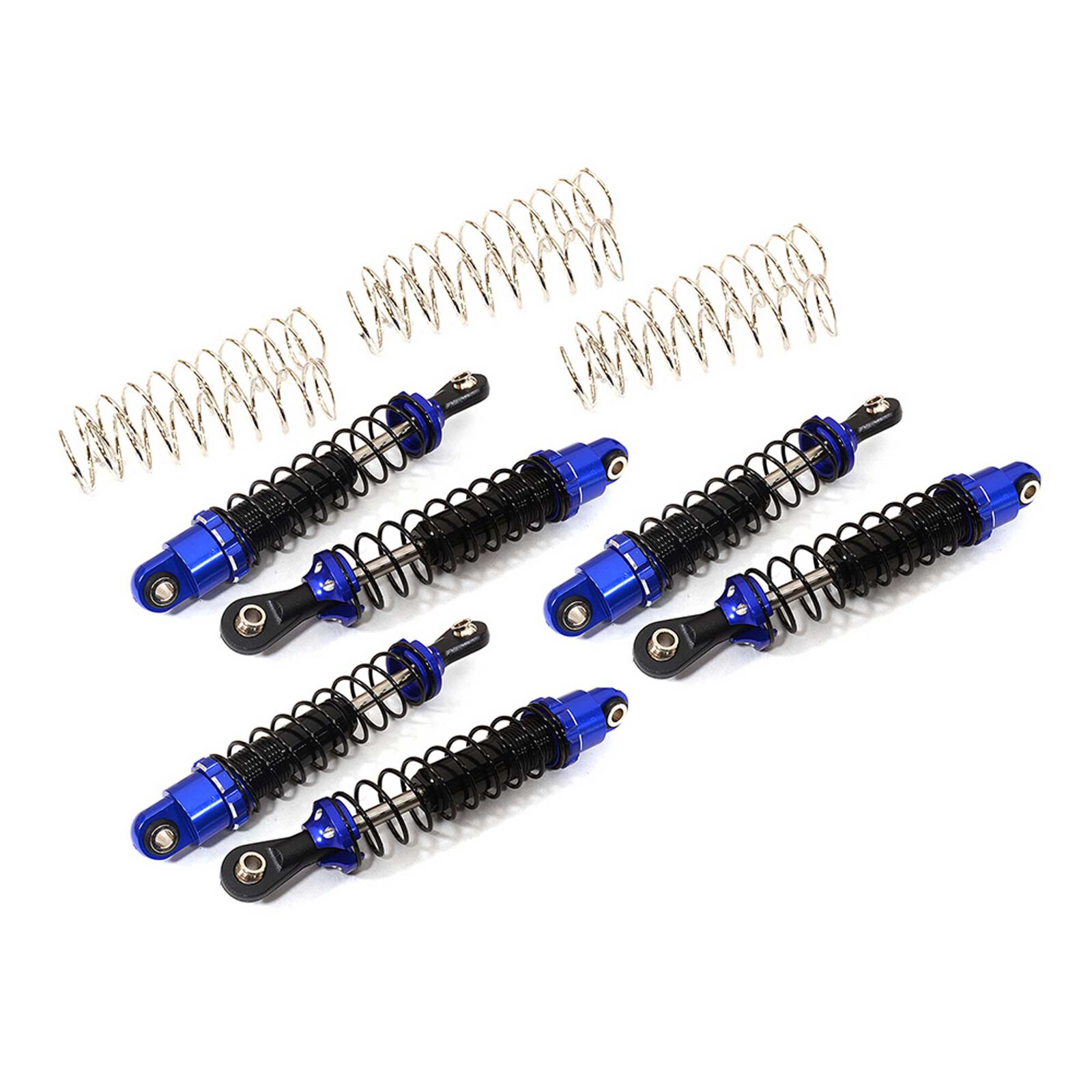 Integy Shock Set for Axial SCX10 II 6X6 90mm, Blue (6) Horizon Hobby