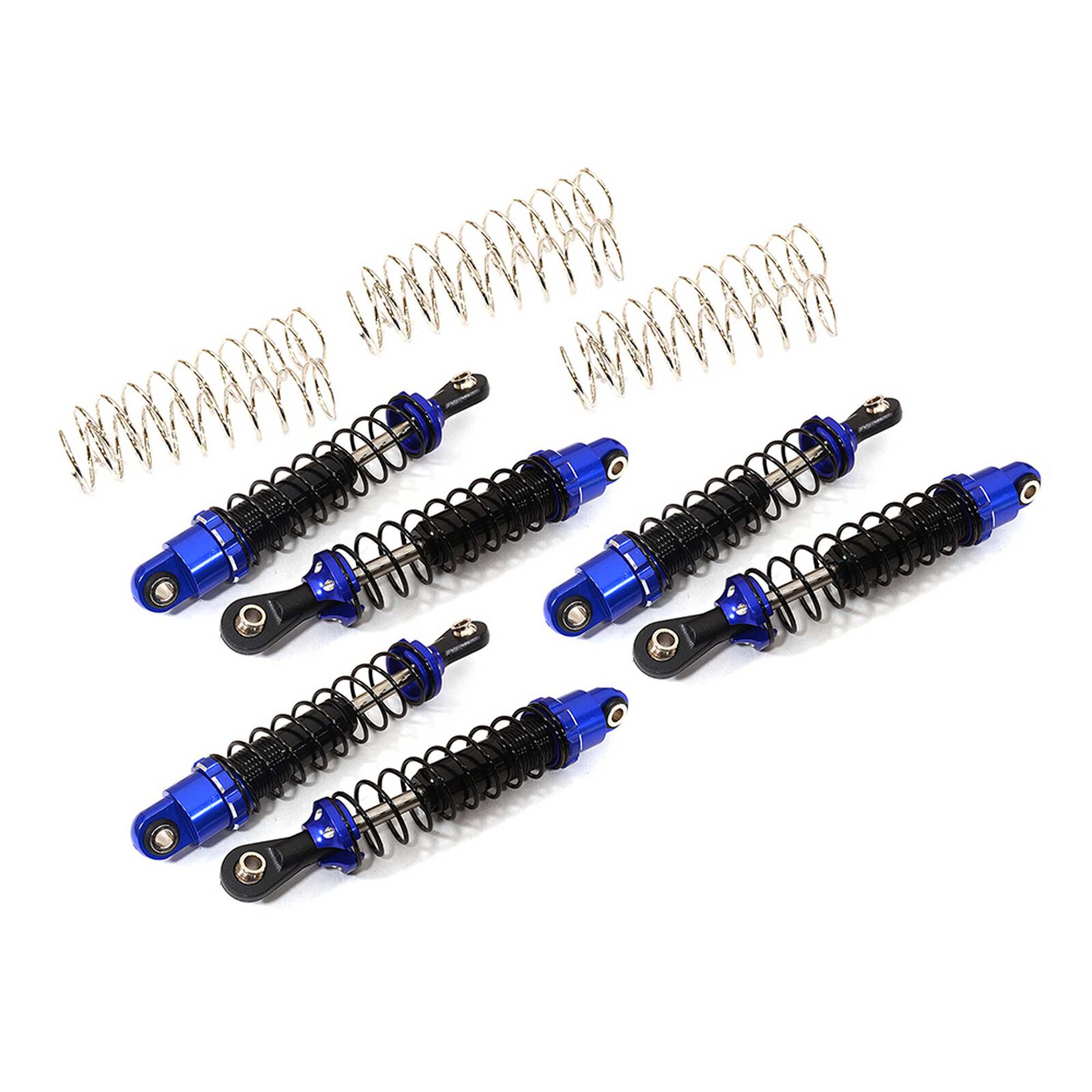 Shock Set for Axial SCX10 II 6X6 90mm, Blue (6)
