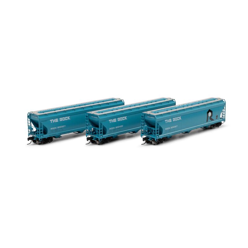 Athearn Genesis N ACF4600 Covered Hoppers, RI #800301/800367/800400 (3) Athearn Genesis N ACF4600 Covered Hoppers, RI #800301/800367/800400 (3)