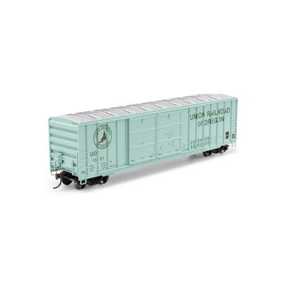 HO 50' FMC 5077 DD Offset Box Car, UO #1501 HO 50' FMC 5077 DD Offset Box Car, UO #1501