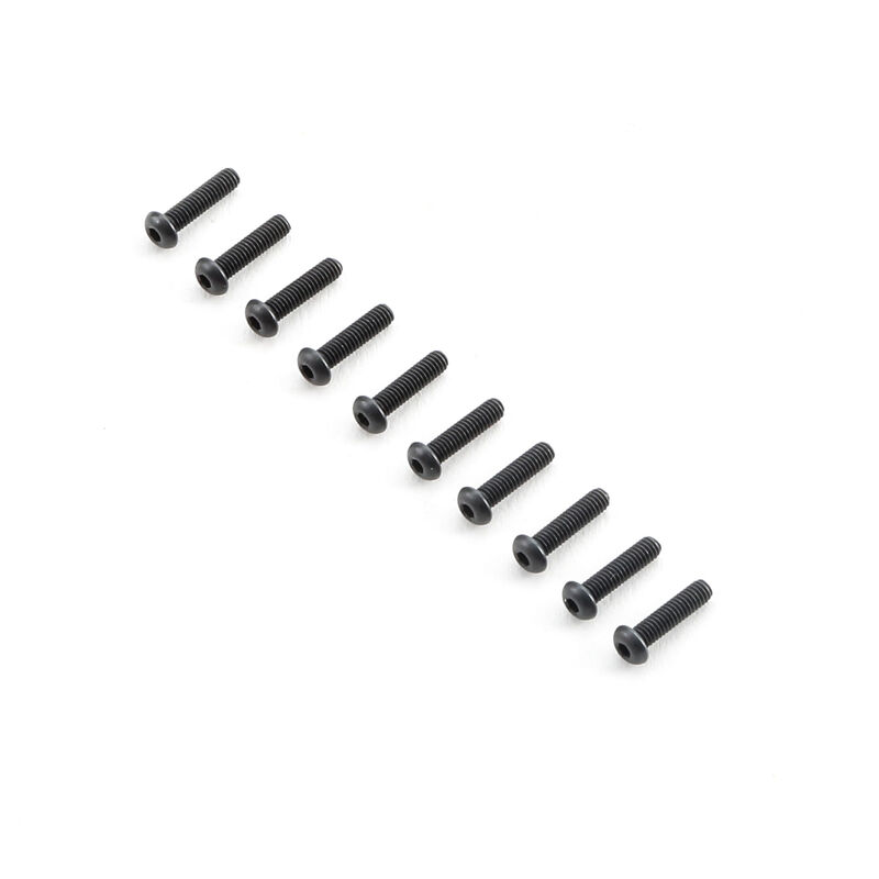 Losi Button Head Screws M2.5 x 10mm (10)