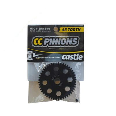 Pinion Gear, 48T MOD 1, 8mm Shaft Pinion Gear, 48T MOD 1, 8mm Shaft