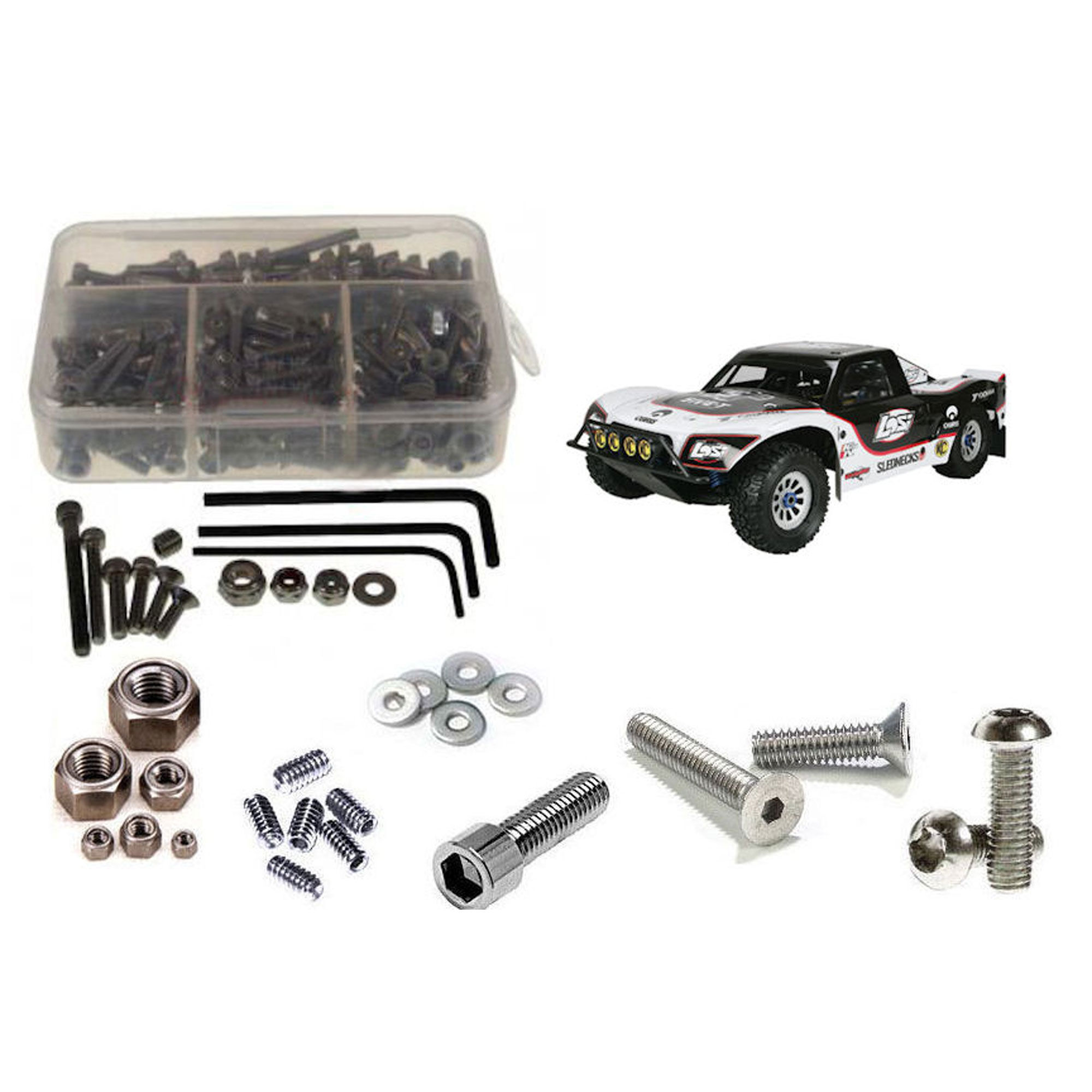 LOSI Flachkopfschrauben 5-40 X 3/4 Zoll – 10 Stück, Passend Für Modellbau & RC-Modelle