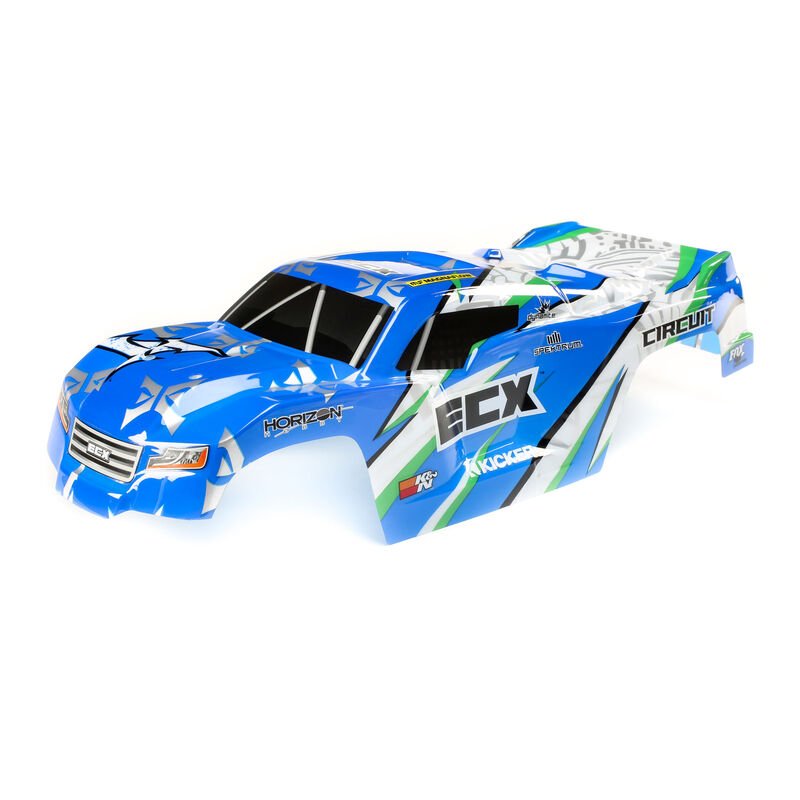 1/10 Painted Body, Blue/White: 2WD Circuit