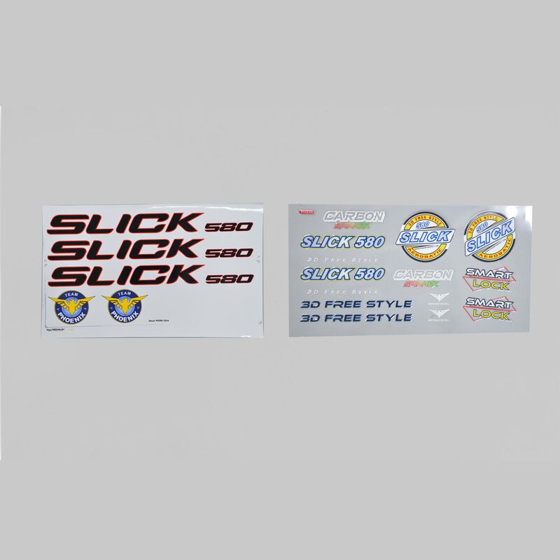 Phoenix Model Decal Sheet, SLICK 580 67"