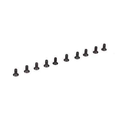 Flat Head Screws, M2.5 x 6mm (10) Flat Head Screws, M2.5 x 6mm (10)