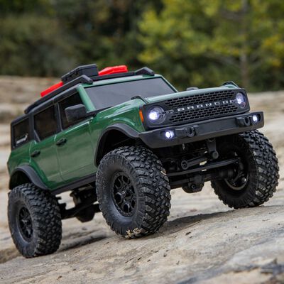 1/24 SCX24 Ford Bronco 4X4 RTR Brushed Rock Crawler (Battery & Charger Included), White 1/24 SCX24 Ford Bronco 4X4 RTR Brushed Rock Crawler (Battery & Charger Included), White