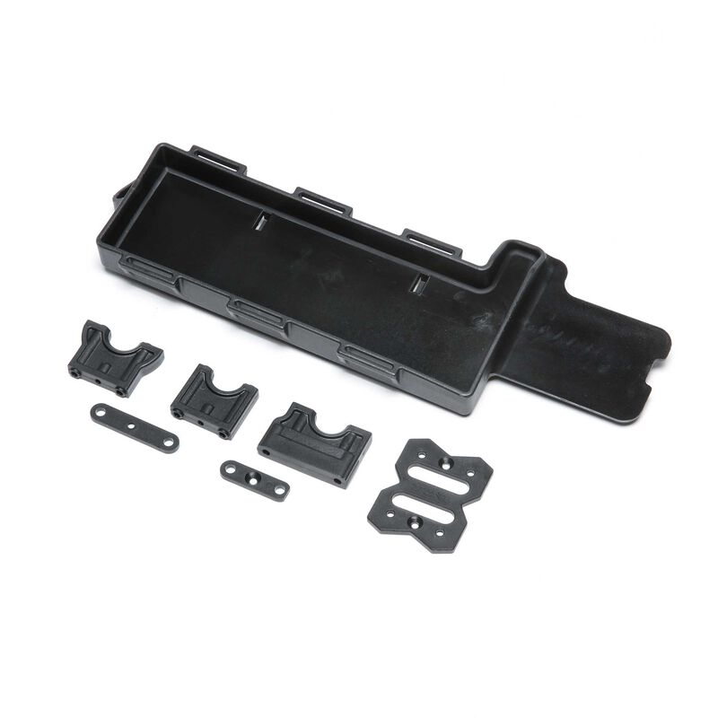 Losi Battery Tray Center Differential Mount: 8XT