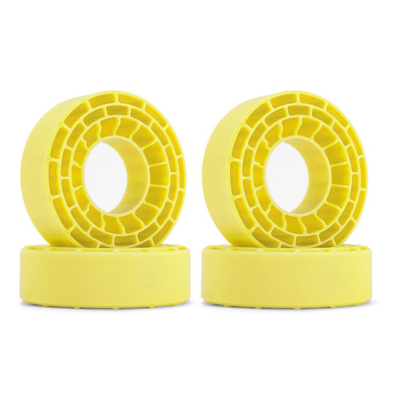 INJORA 62-64mm Silicone Inserts for 1.0" Rock Crawler Tires, Super Soft (4)