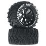 Hatchet MT 2.8" 2WD Mounted Rear Tires, Black (2)