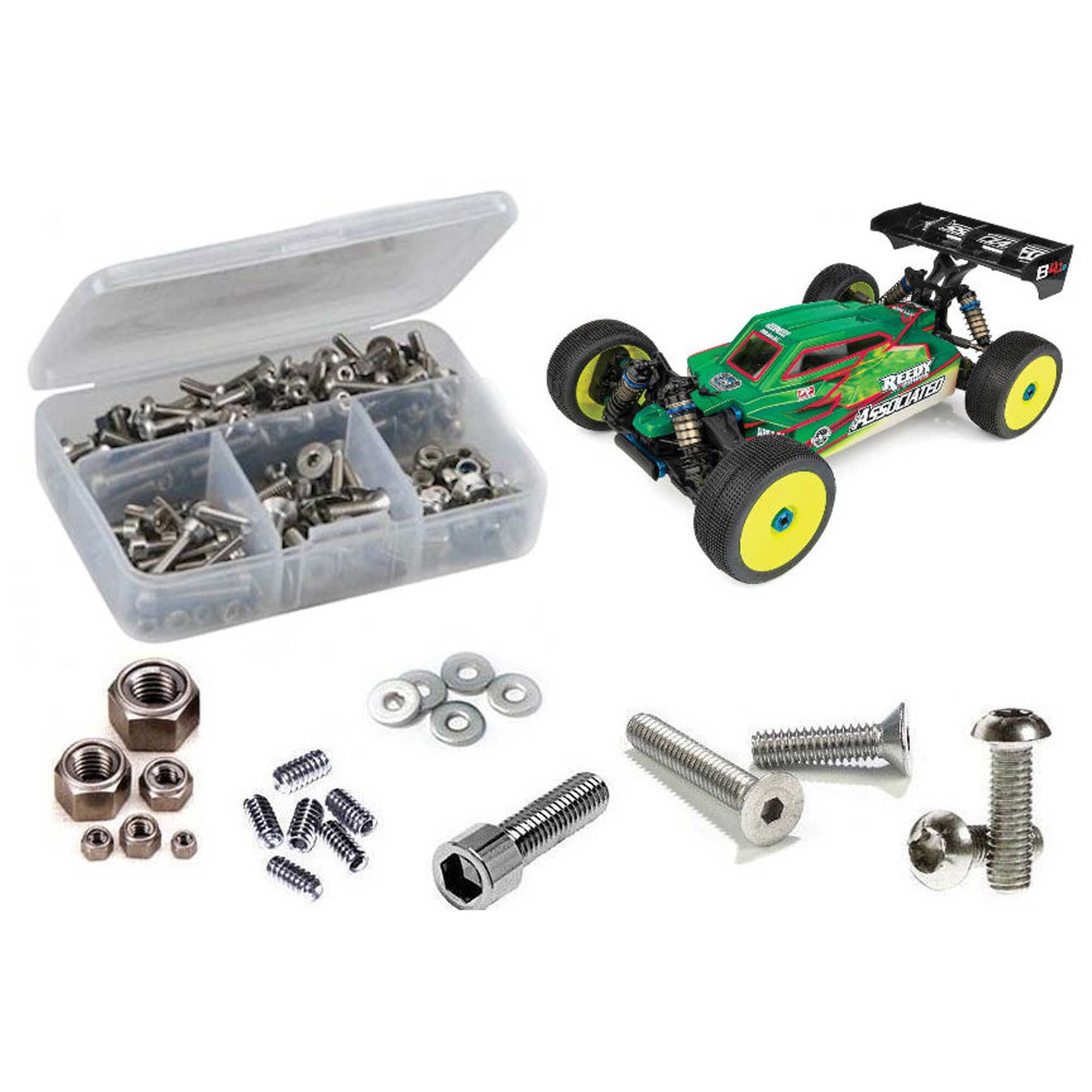 RC Screwz Associated RC8B4.1e / Team 1/8th (#80950) Stainless