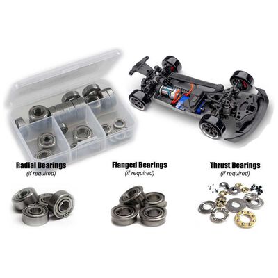 Metal Shielded Bearing Kit, 1/10 Traxxas 4-Tec Metal Shielded Bearing Kit, 1/10 Traxxas 4-Tec