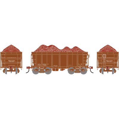 HO 26' PC&F Ore Car Tight-Bottom High Side with Load, Data Only Brown HO 26' PC&F Ore Car Tight-Bottom High Side with Load, Data Only Brown
