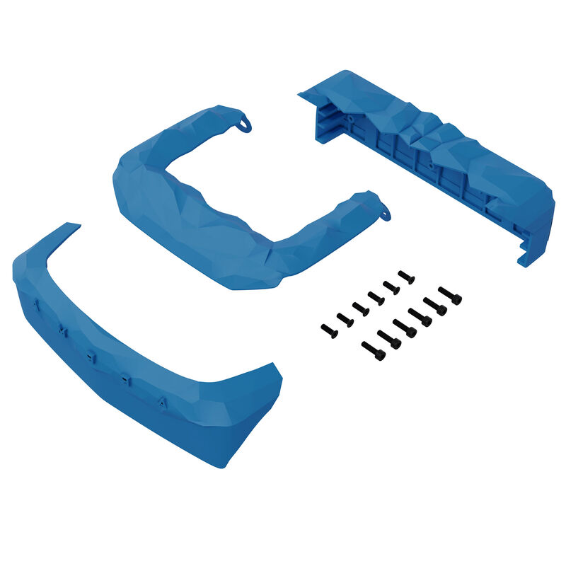 ARRMA Body Protector Set (3pcs), Blue ARRMA Body Protector Set (3pcs), Blue