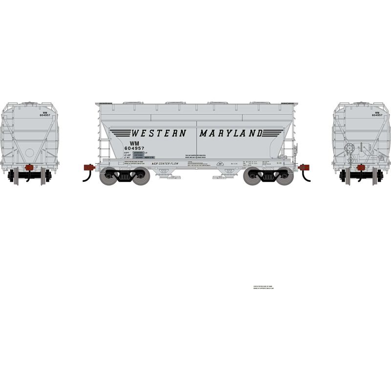 HO ATH ACF 2970 Covered Hopper, WM #604957