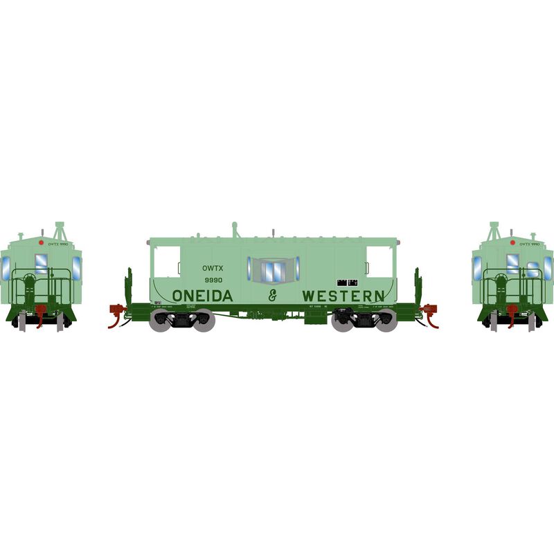 HO ICC CA-11 Caboose with Lights & Sound, OWTX #9990