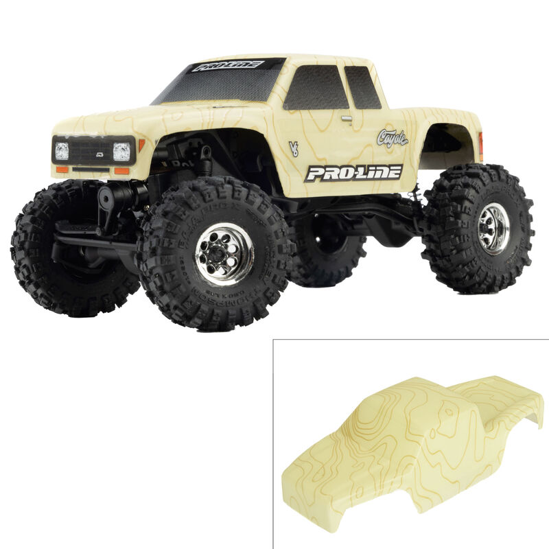 1/30 Limited Edition Pre-Cut/Pre-Painted Coyote High Performance Tan Topo Body: Axial SCX30