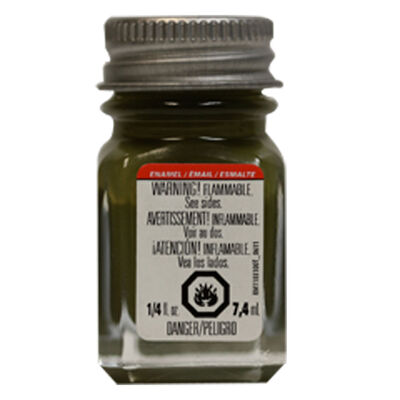 Enamel 1/4 oz Flat Army Olive Enamel 1/4 oz Flat Army Olive