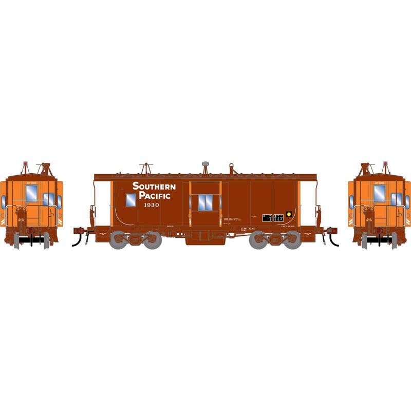 HO GEN ICC Bay Window Caboose w/Lights & Sound, Late SP #1930