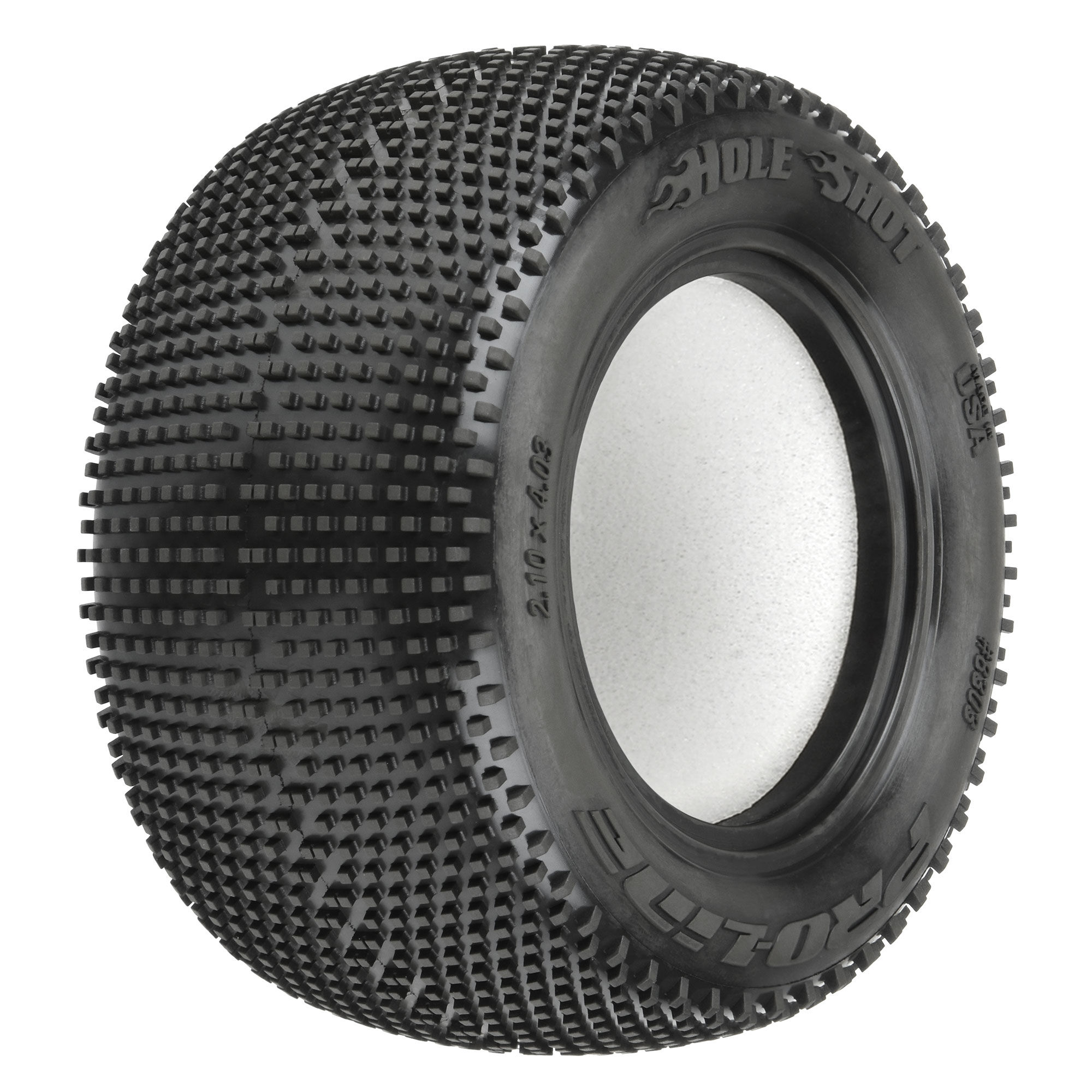 Mini-T 2.0 Tires Pro-Line Hole Shot 　一台分 Amazon.com: Pro-Line Racing Hole Shot Tires MTD White Mini-T 2.0 F