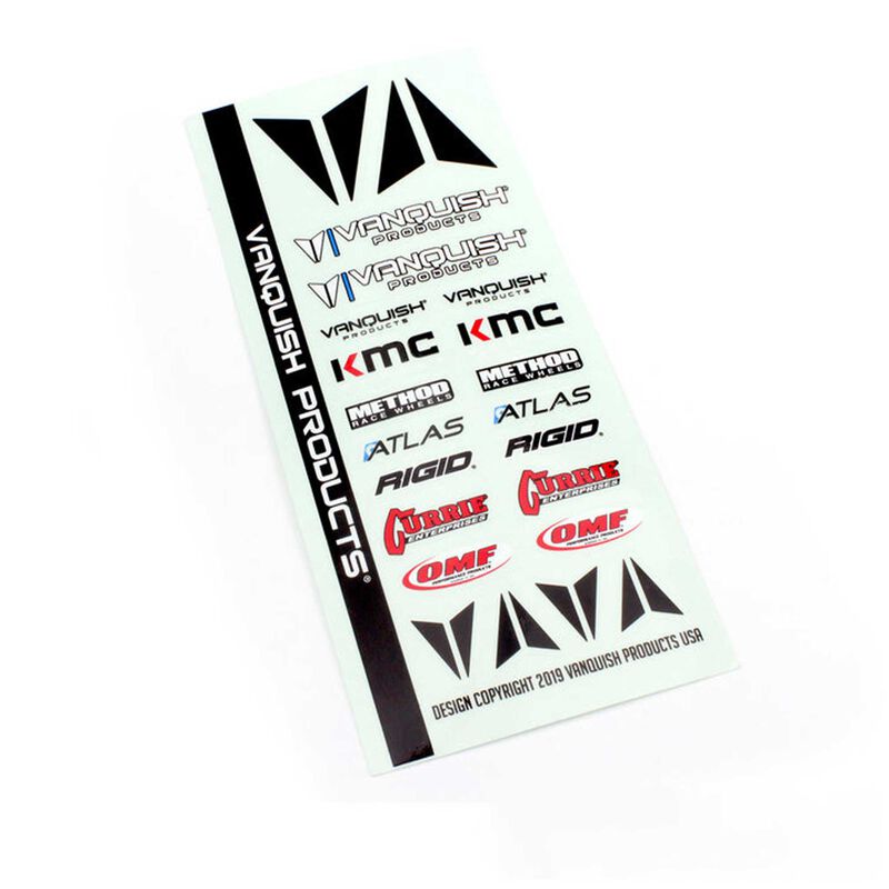Vanquish Products Sticker Sheet