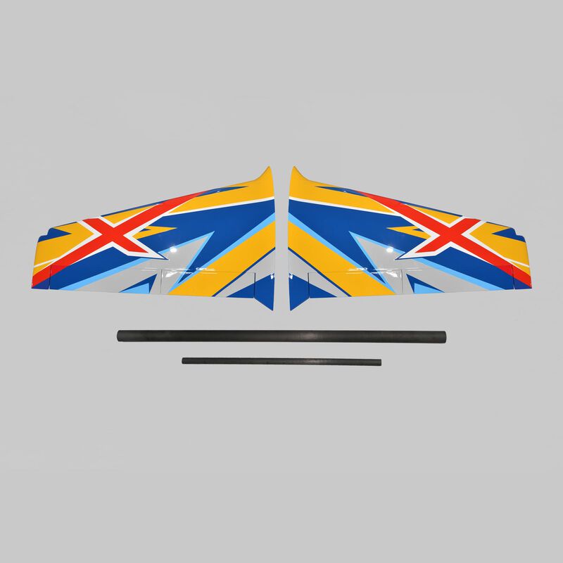 Phoenix Model Wing set  for AXTION 2.8M JET Yellow