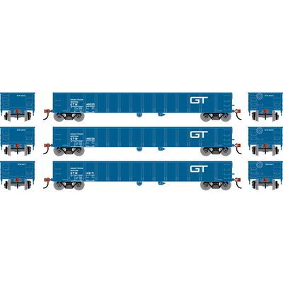 HO 52' Mill Gondola, GTW #148025/148038/148171 (3) HO 52' Mill Gondola, GTW #148025/148038/148171 (3)