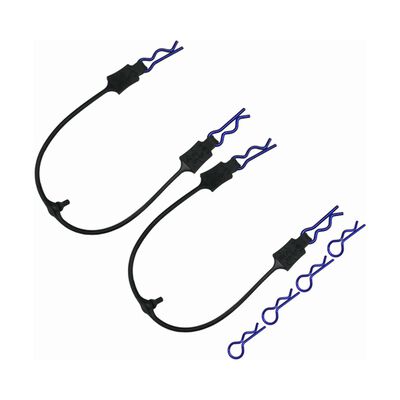 1/8 - 1/10 Rubber Leash Body pin (Blue) 1/8 - 1/10 Rubber Leash Body pin (Blue)