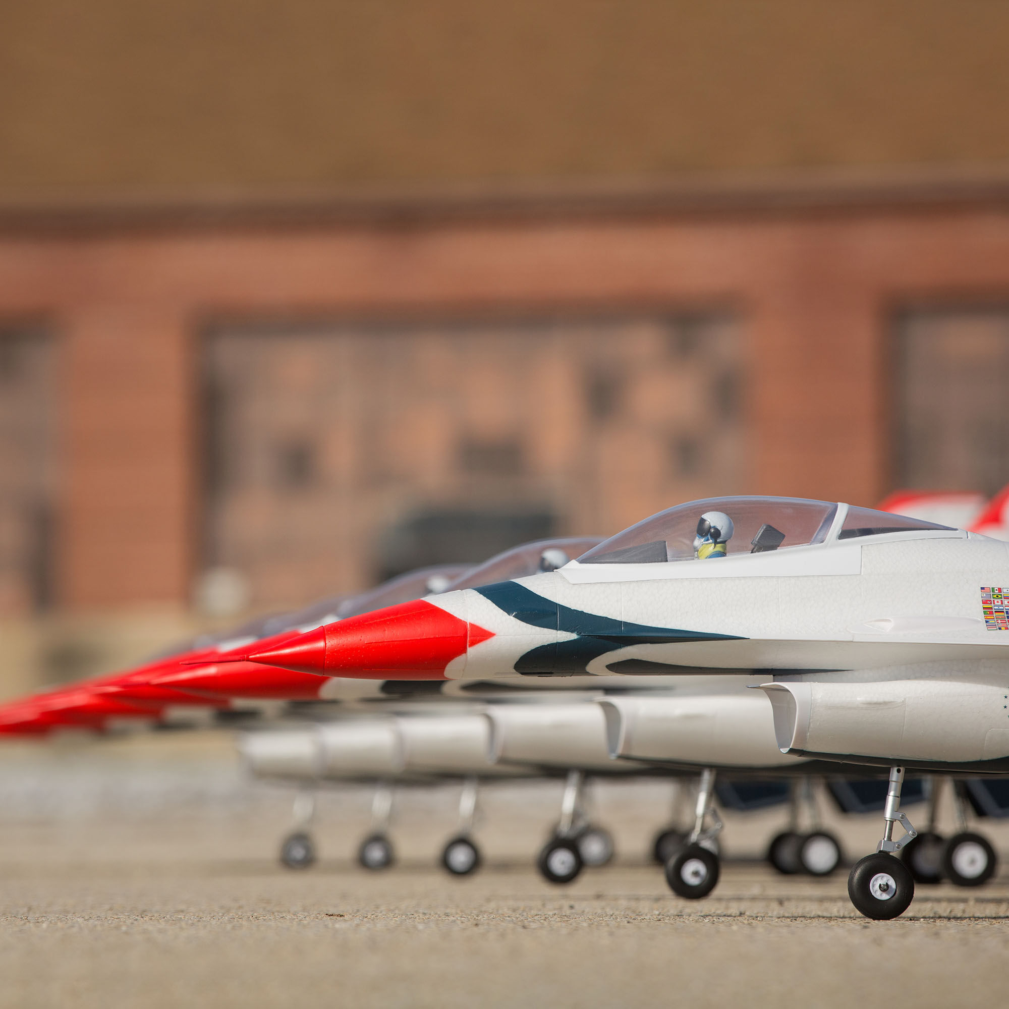 [���ܼ�] EFL178500 [E-FLITE] F-16 Thunderbirds 70mm EDF Jet BNF Basic with AS3X and SAFE Select